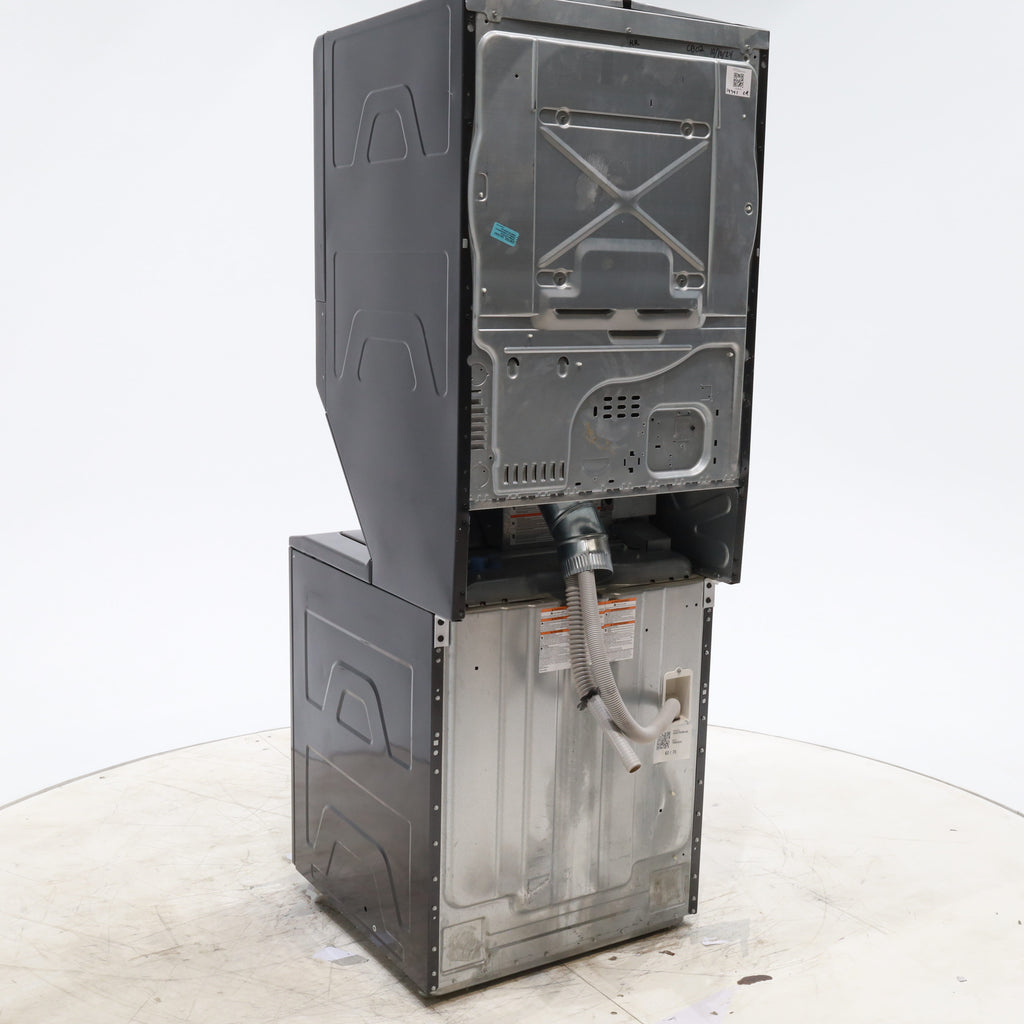 Pictures of Ge Spacemaker Diamond Gray Laundry Center with 3.8 cu ft Washer and 5.9 cu Ft 240v Electric Dryer - Certified Refurbished - Neu Appliance Outlet - Discount Appliance Outlet in Austin, Tx