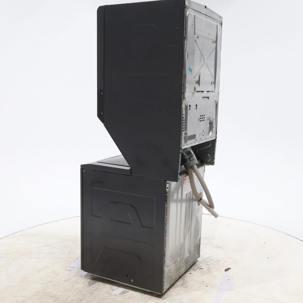 Pictures of Ge Spacemaker Diamond Gray Laundry Center with 3.8 cu ft Washer and 5.9 cu Ft 240v Electric Dryer - Certified Refurbished - Neu Appliance Outlet - Discount Appliance Outlet in Austin, Tx