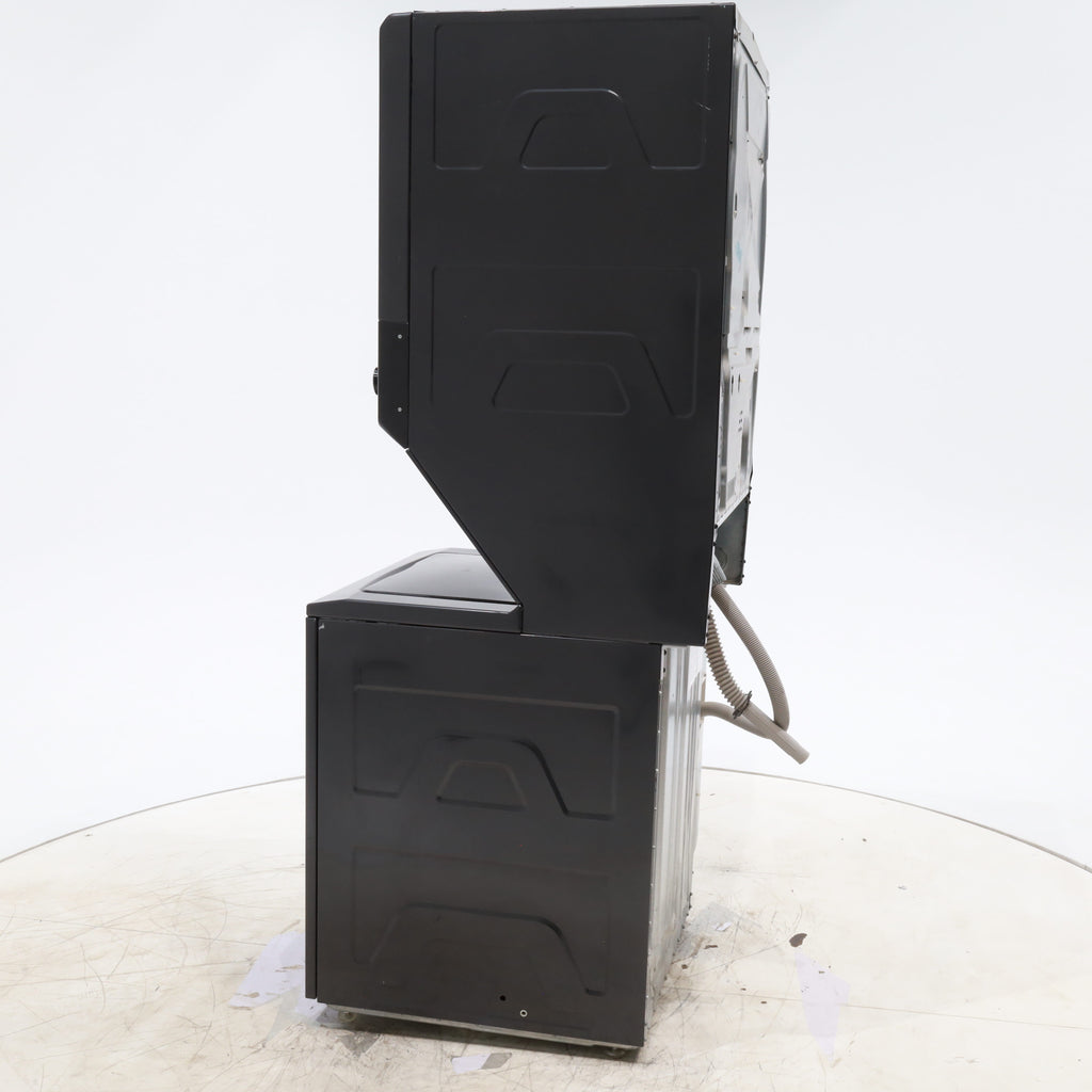 Pictures of Ge Spacemaker Diamond Gray Laundry Center with 3.8 cu ft Washer and 5.9 cu Ft 240v Electric Dryer - Certified Refurbished - Neu Appliance Outlet - Discount Appliance Outlet in Austin, Tx