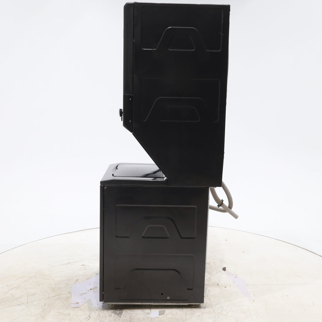 Pictures of Ge Spacemaker Diamond Gray Laundry Center with 3.8 cu ft Washer and 5.9 cu Ft 240v Electric Dryer - Certified Refurbished - Neu Appliance Outlet - Discount Appliance Outlet in Austin, Tx