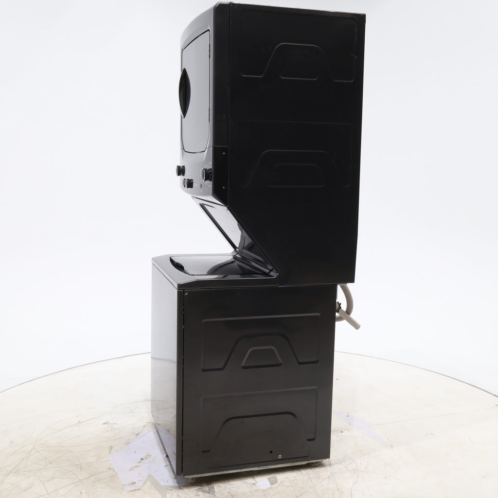 Pictures of Ge Spacemaker Diamond Gray Laundry Center with 3.8 cu ft Washer and 5.9 cu Ft 240v Electric Dryer - Certified Refurbished - Neu Appliance Outlet - Discount Appliance Outlet in Austin, Tx