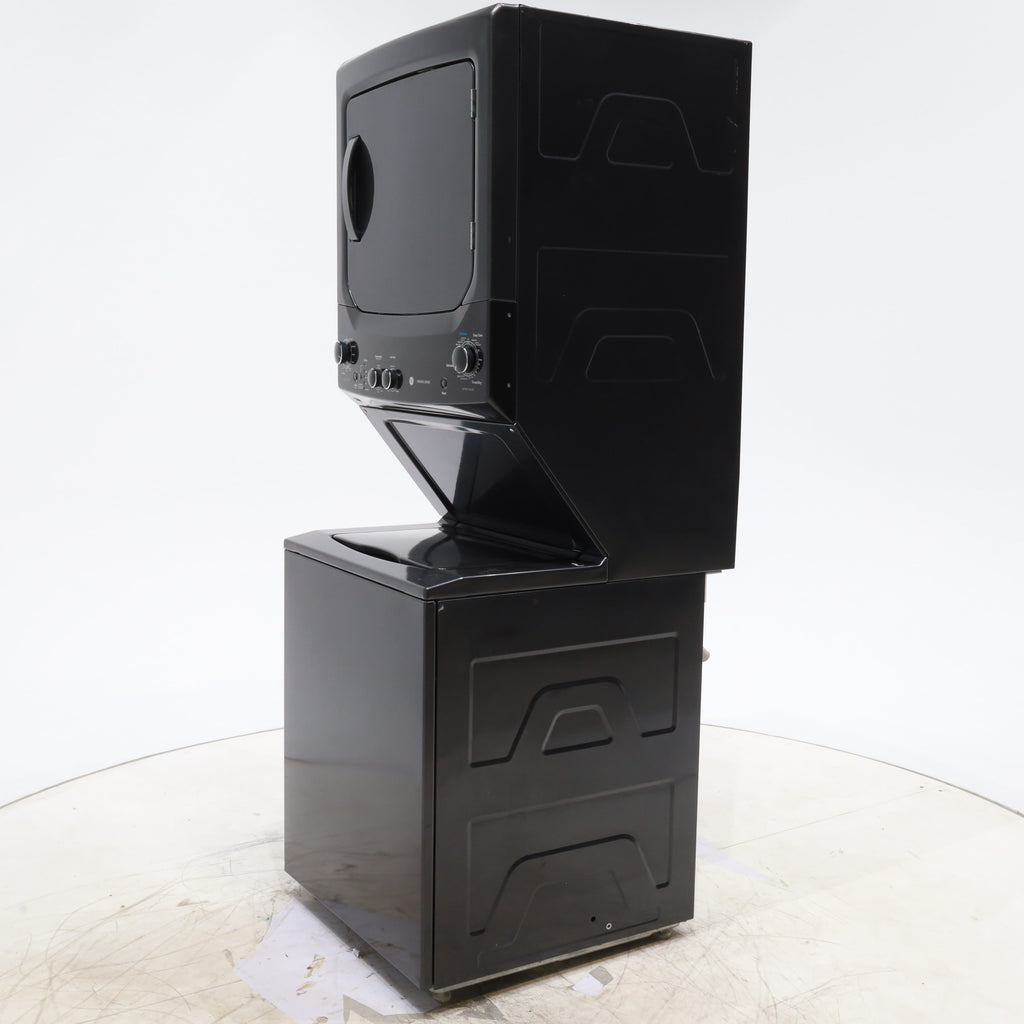 Pictures of Ge Spacemaker Diamond Gray Laundry Center with 3.8 cu ft Washer and 5.9 cu Ft 240v Electric Dryer - Certified Refurbished - Neu Appliance Outlet - Discount Appliance Outlet in Austin, Tx