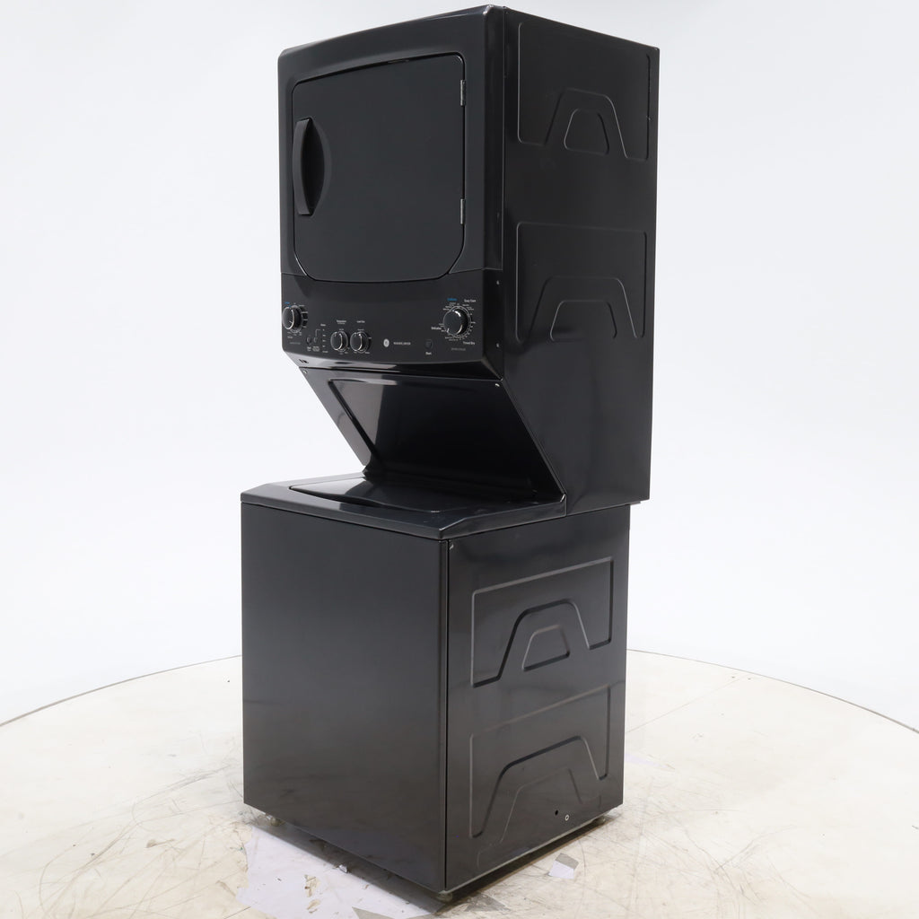 Pictures of Ge Spacemaker Diamond Gray Laundry Center with 3.8 cu ft Washer and 5.9 cu Ft 240v Electric Dryer - Certified Refurbished - Neu Appliance Outlet - Discount Appliance Outlet in Austin, Tx