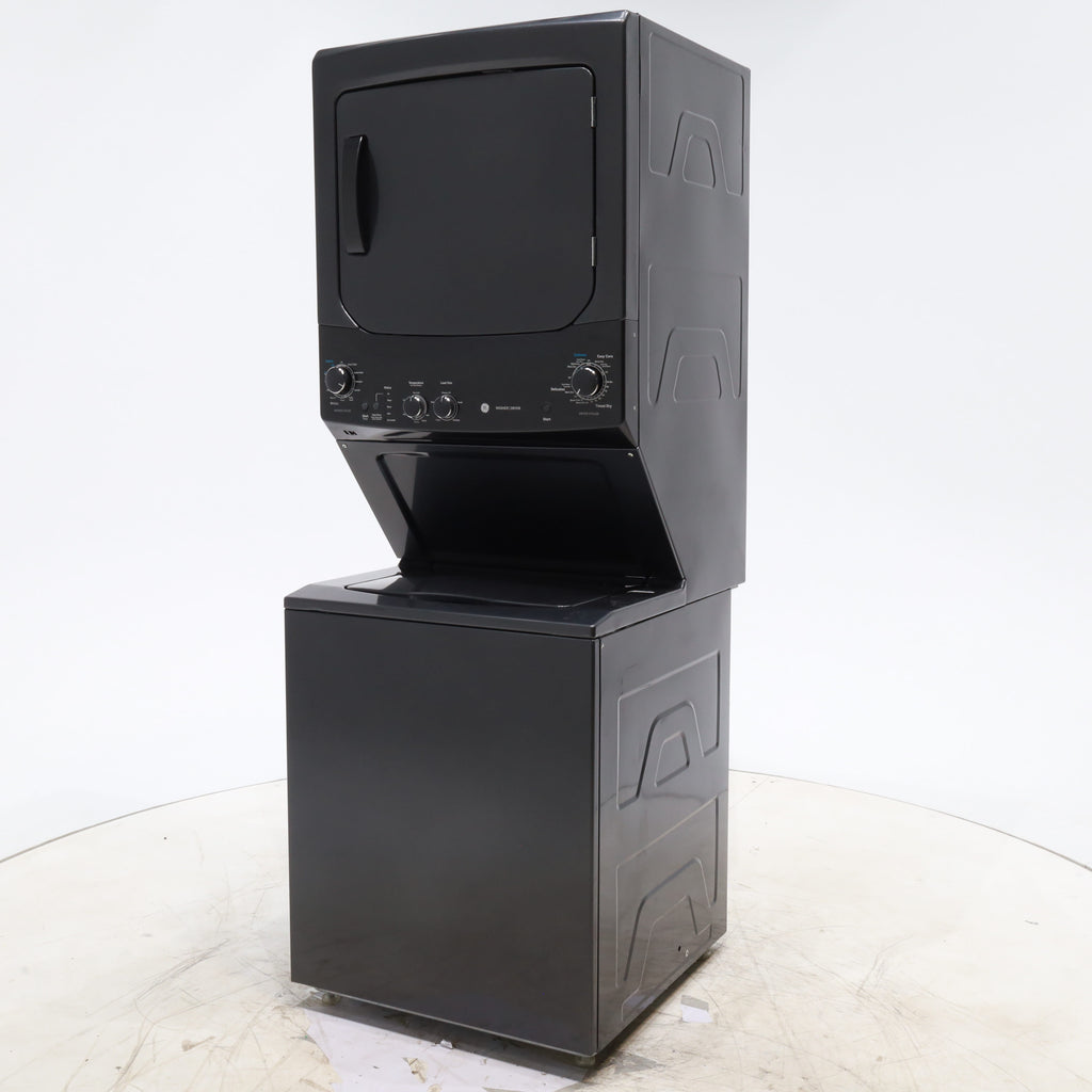 Pictures of Ge Spacemaker Diamond Gray Laundry Center with 3.8 cu ft Washer and 5.9 cu Ft 240v Electric Dryer - Certified Refurbished - Neu Appliance Outlet - Discount Appliance Outlet in Austin, Tx