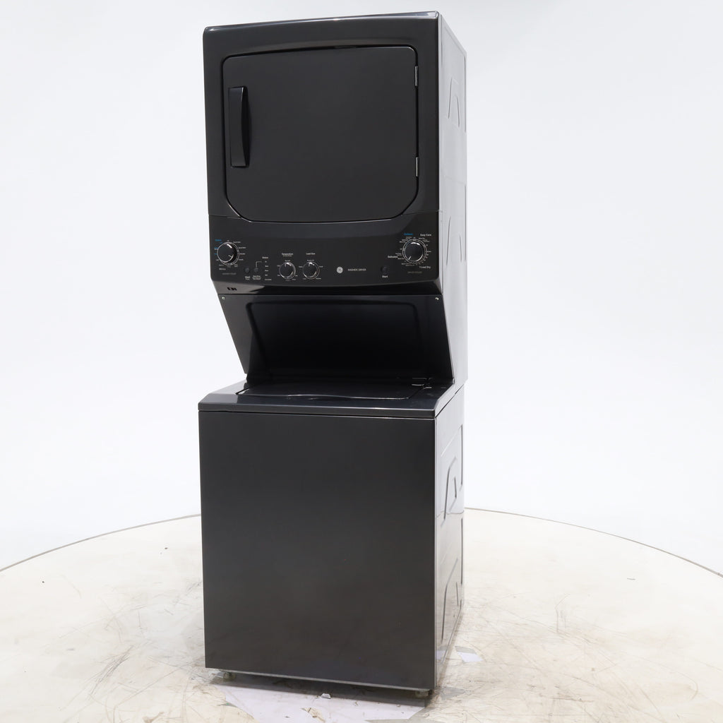 Pictures of Ge Spacemaker Diamond Gray Laundry Center with 3.8 cu ft Washer and 5.9 cu Ft 240v Electric Dryer - Certified Refurbished - Neu Appliance Outlet - Discount Appliance Outlet in Austin, Tx