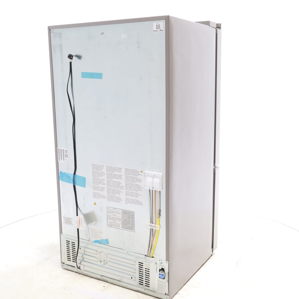 Pictures of Stainless Steel ENERGY STAR Frigidaire 27.8 cu. ft. 3 Door French Door Refrigerator with Exterior Water and Ice Dispenser - Scratch & Dent - Minor - Neu Appliance Outlet - Discount Appliance Outlet in Austin, Tx