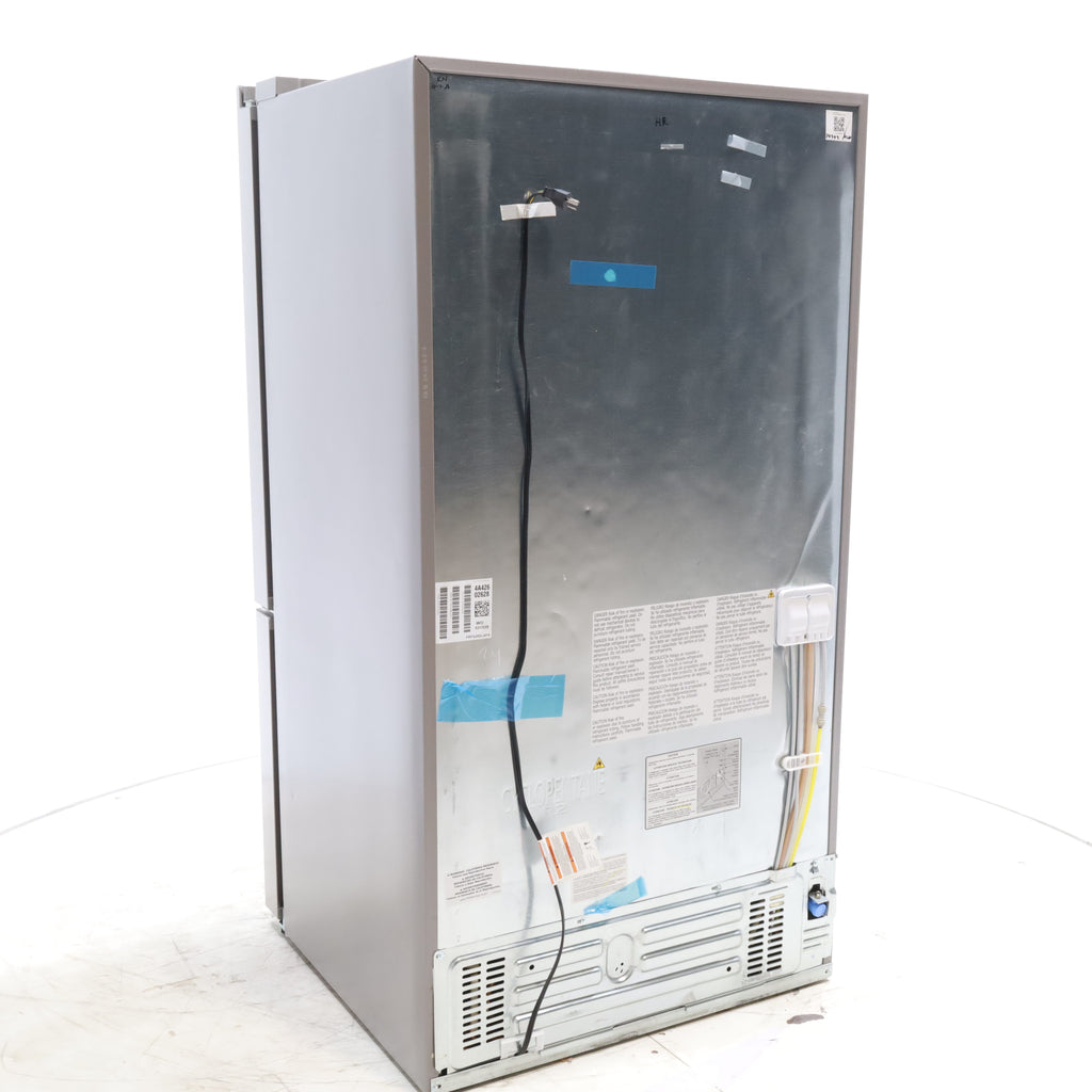 Pictures of Stainless Steel ENERGY STAR Frigidaire 27.8 cu. ft. 3 Door French Door Refrigerator with Exterior Water and Ice Dispenser - Scratch & Dent - Minor - Neu Appliance Outlet - Discount Appliance Outlet in Austin, Tx