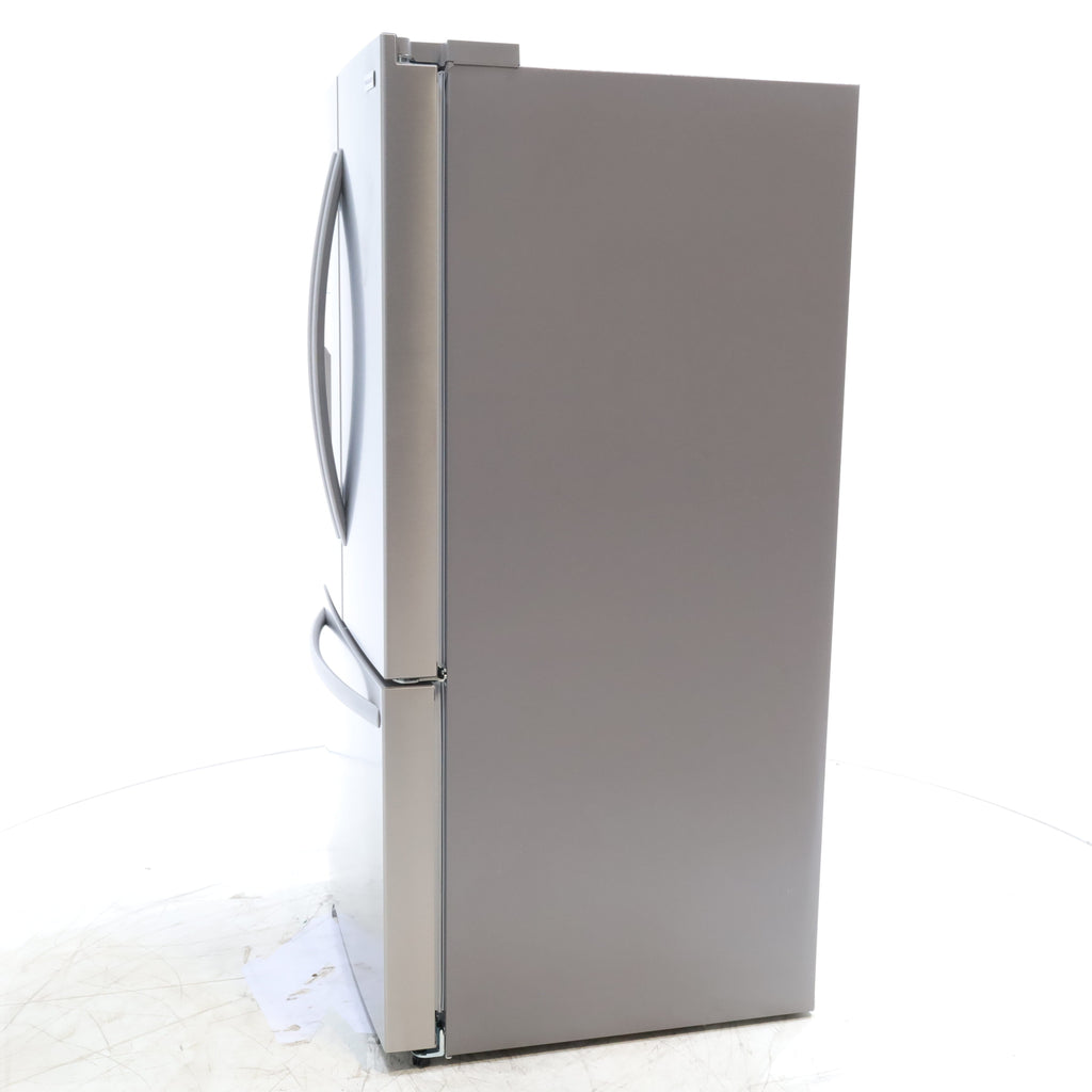 Pictures of Stainless Steel ENERGY STAR Frigidaire 27.8 cu. ft. 3 Door French Door Refrigerator with Exterior Water and Ice Dispenser - Scratch & Dent - Minor - Neu Appliance Outlet - Discount Appliance Outlet in Austin, Tx