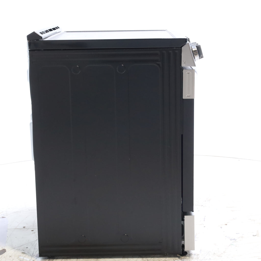 Pictures of PrintProof Stainless Steel LG 6.3 cu. ft. 5 Element Radiant Ceramic Glass Cooktop Slide-In Electric Range with Air Fry - Open Box - Neu Appliance Outlet - Discount Appliance Outlet in Austin, Tx