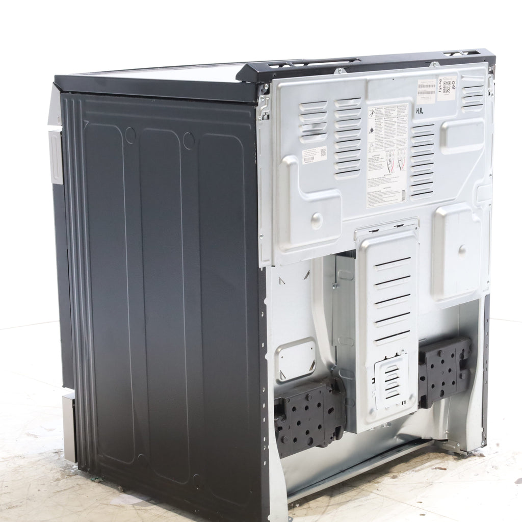 Pictures of PrintProof Stainless Steel LG 6.3 cu. ft. 5 Element Radiant Ceramic Glass Cooktop Slide-In Electric Range with Air Fry - Open Box - Neu Appliance Outlet - Discount Appliance Outlet in Austin, Tx