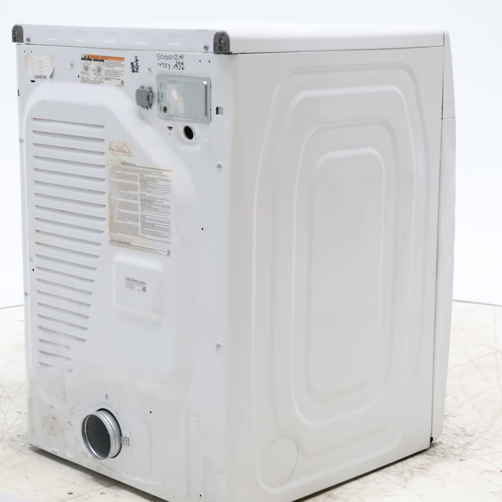 Pictures of White Samsung 7.5 cu. ft. Front Load Electric Dryer with Smart Care - Scratch and Dent - Minor - Neu Appliance Outlet - Discount Appliance Outlet in Austin, Tx