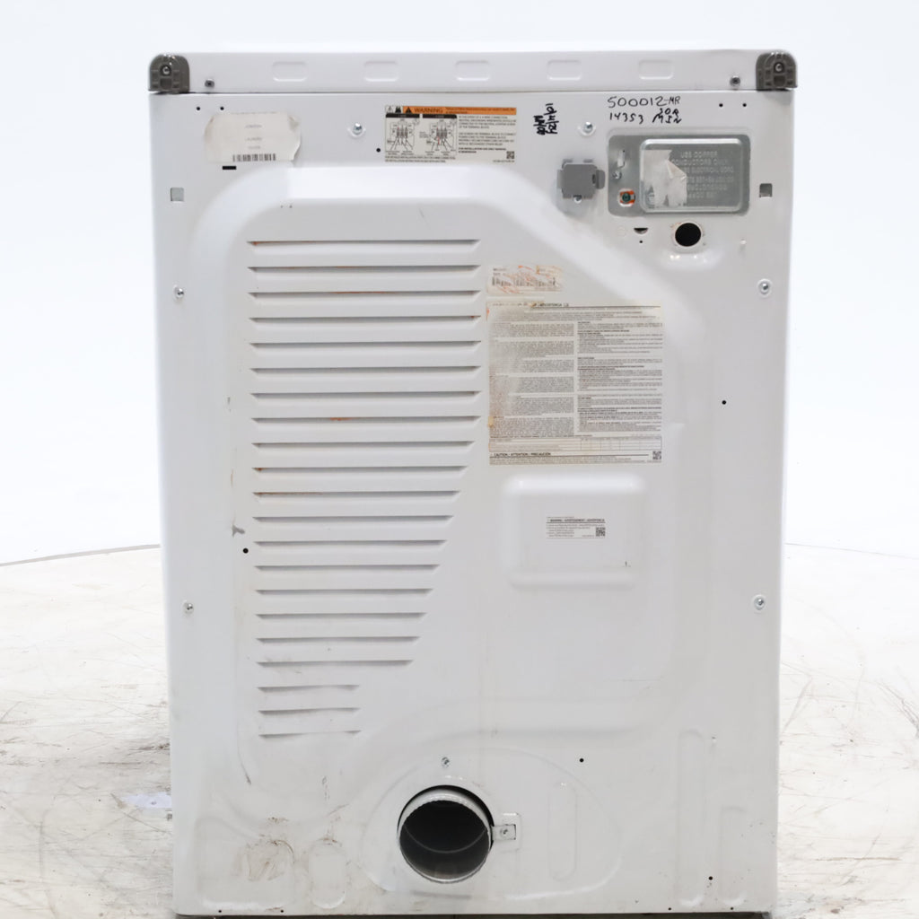 Pictures of White Samsung 7.5 cu. ft. Front Load Electric Dryer with Smart Care - Scratch and Dent - Minor - Neu Appliance Outlet - Discount Appliance Outlet in Austin, Tx