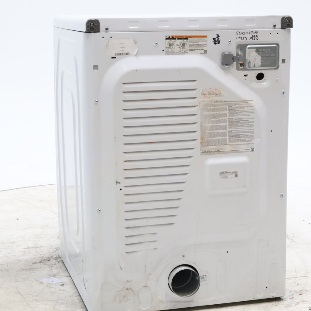 Pictures of White Samsung 7.5 cu. ft. Front Load Electric Dryer with Smart Care - Scratch and Dent - Minor - Neu Appliance Outlet - Discount Appliance Outlet in Austin, Tx