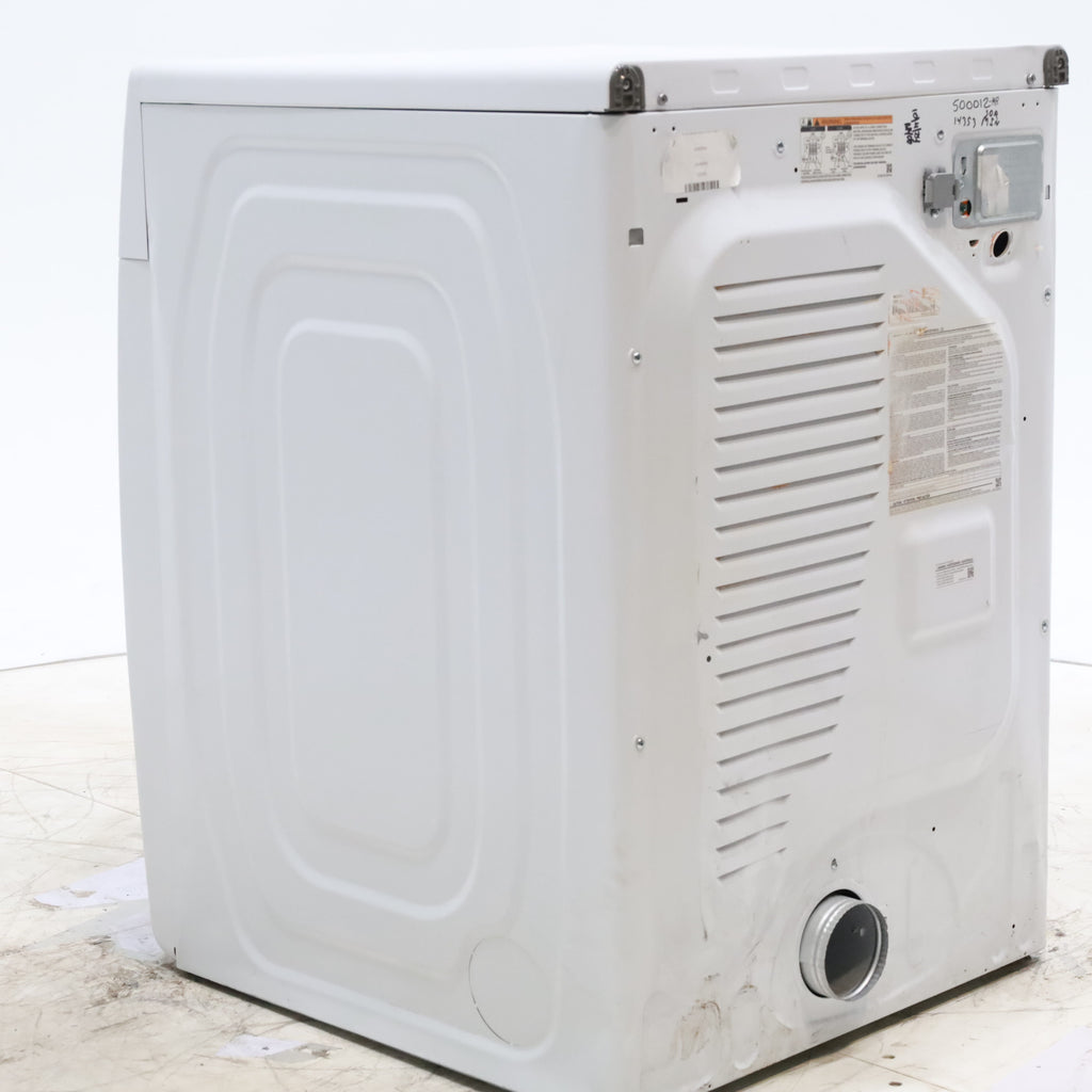 Pictures of White Samsung 7.5 cu. ft. Front Load Electric Dryer with Smart Care - Scratch and Dent - Minor - Neu Appliance Outlet - Discount Appliance Outlet in Austin, Tx