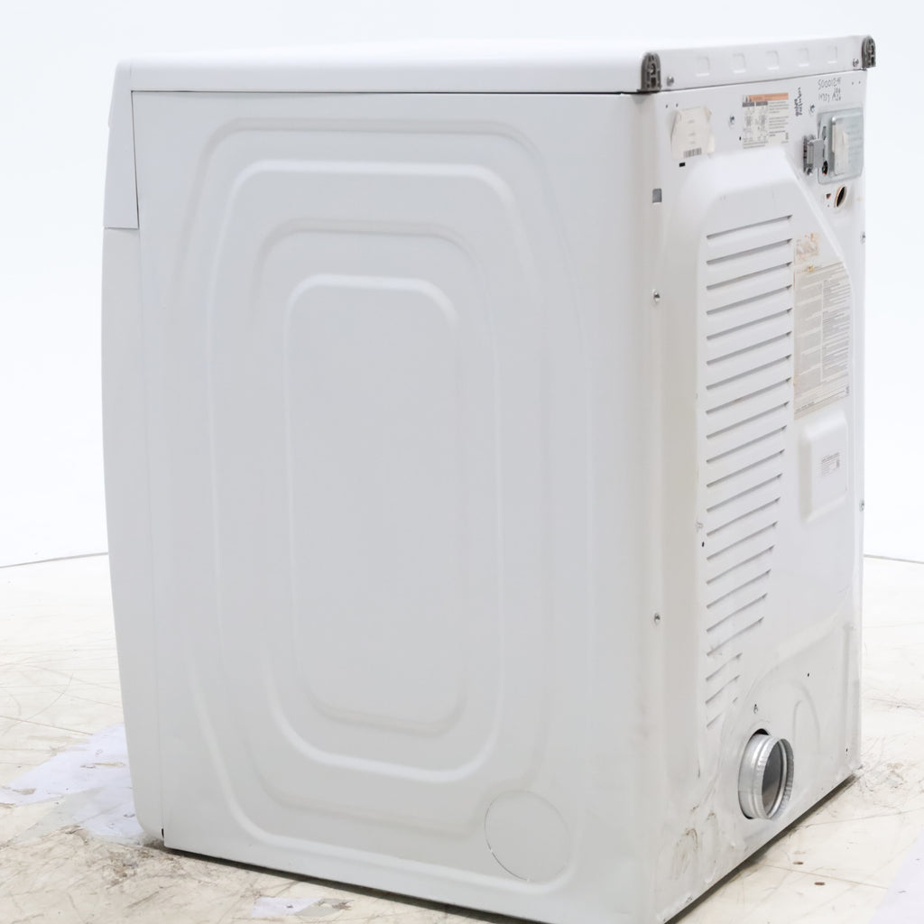 Pictures of White Samsung 7.5 cu. ft. Front Load Electric Dryer with Smart Care - Scratch and Dent - Minor - Neu Appliance Outlet - Discount Appliance Outlet in Austin, Tx