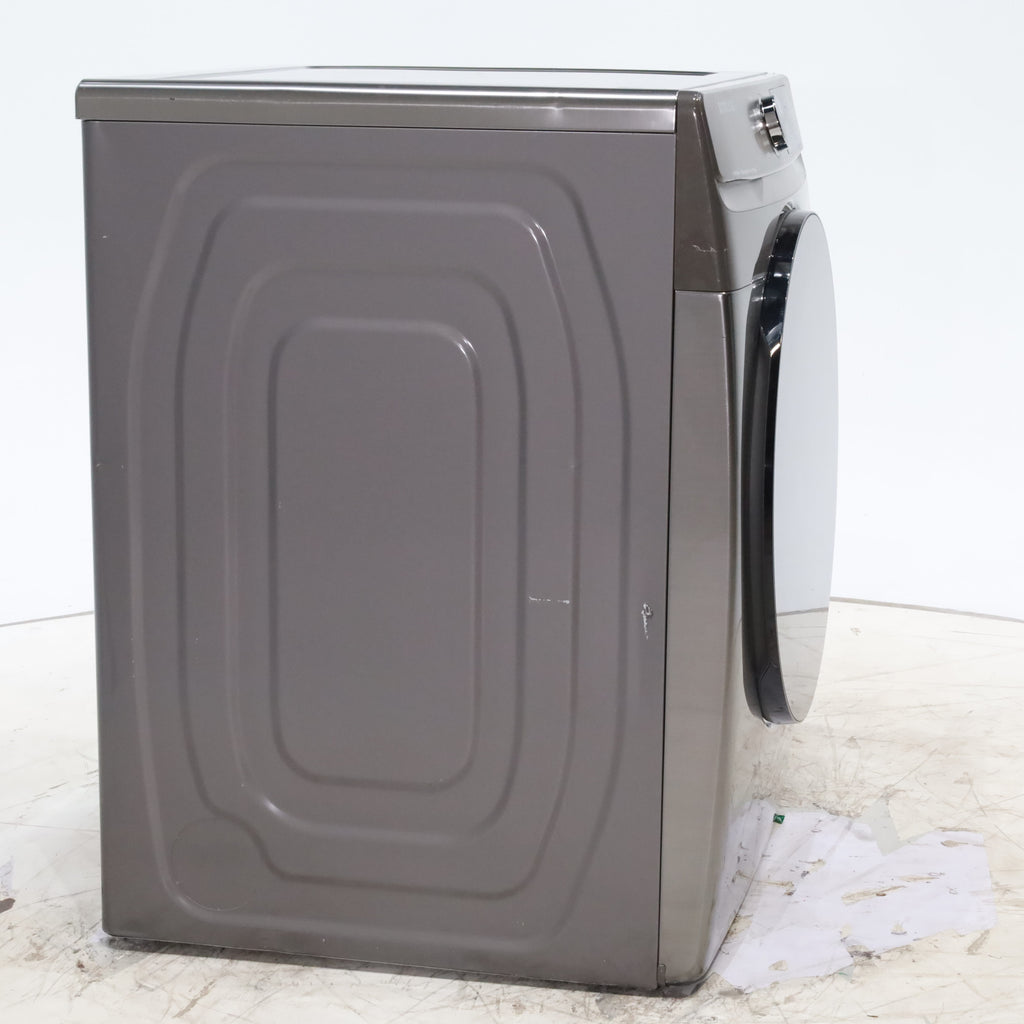 Pictures of Platinum Samsung 7.5 cu. ft. Front Load Electric Dryer with Steam- Scratch & Dent - Minor - Neu Appliance Outlet - Discount Appliance Outlet in Austin, Tx