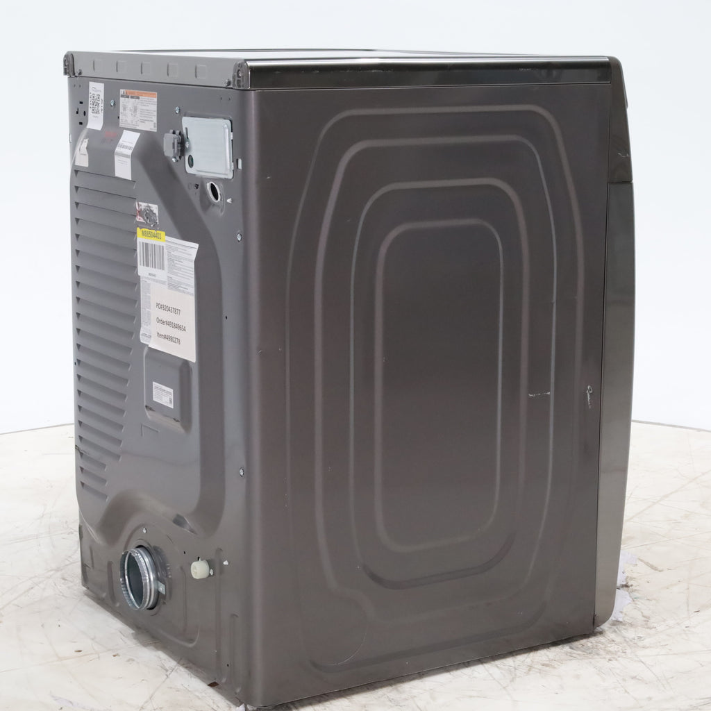 Pictures of Platinum Samsung 7.5 cu. ft. Front Load Electric Dryer with Steam- Scratch & Dent - Minor - Neu Appliance Outlet - Discount Appliance Outlet in Austin, Tx