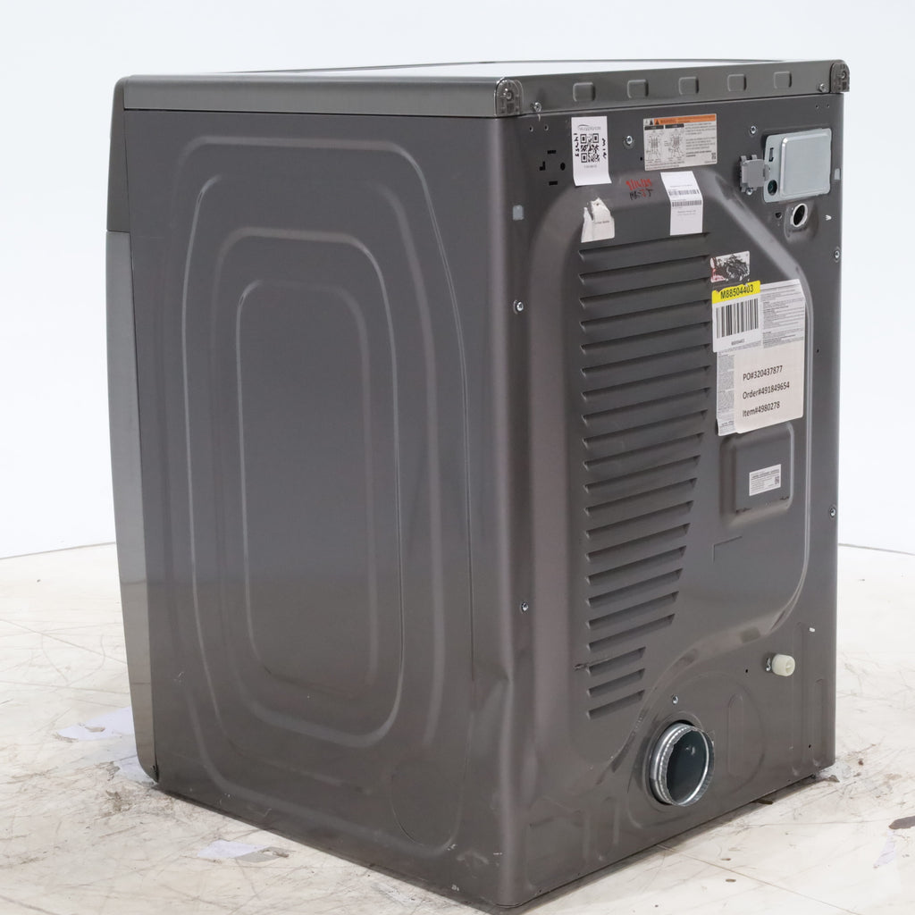 Pictures of Platinum Samsung 7.5 cu. ft. Front Load Electric Dryer with Steam- Scratch & Dent - Minor - Neu Appliance Outlet - Discount Appliance Outlet in Austin, Tx