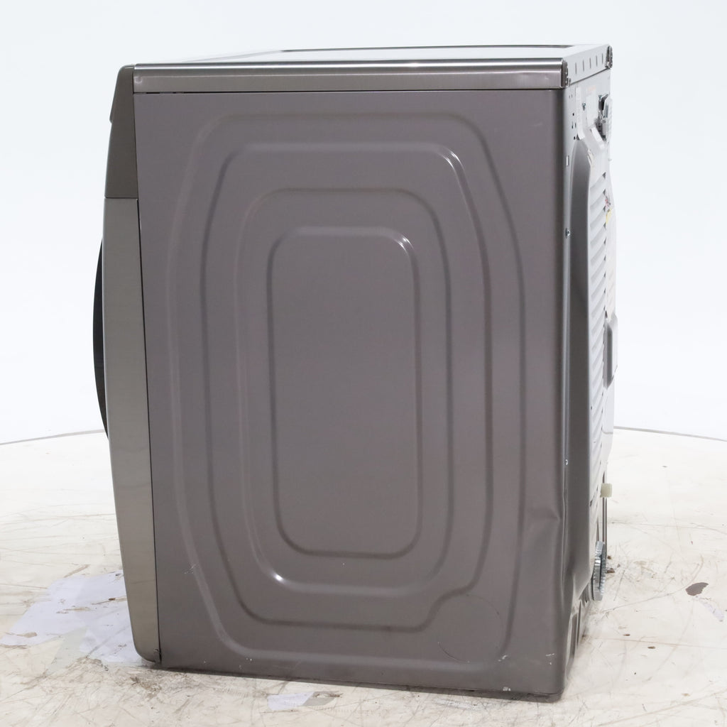 Pictures of Platinum Samsung 7.5 cu. ft. Front Load Electric Dryer with Steam- Scratch & Dent - Minor - Neu Appliance Outlet - Discount Appliance Outlet in Austin, Tx