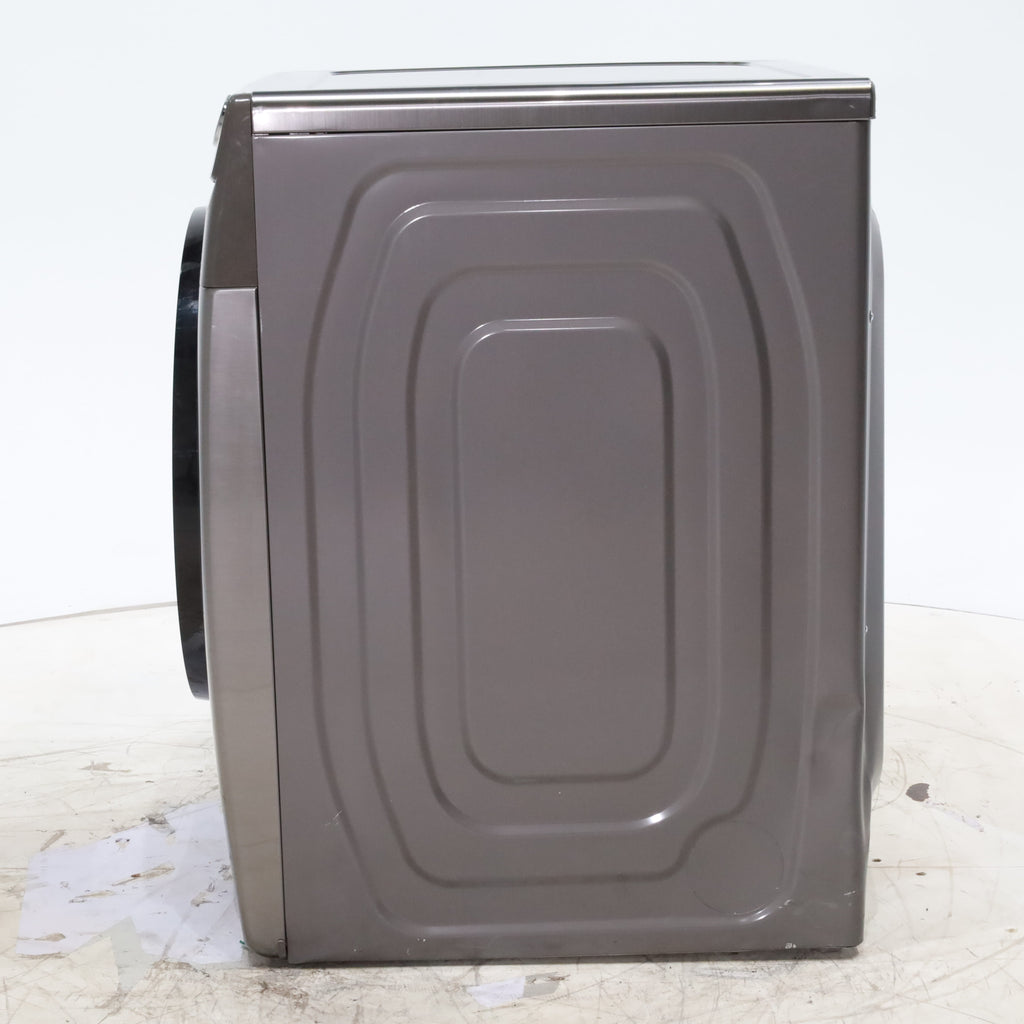 Pictures of Platinum Samsung 7.5 cu. ft. Front Load Electric Dryer with Steam- Scratch & Dent - Minor - Neu Appliance Outlet - Discount Appliance Outlet in Austin, Tx