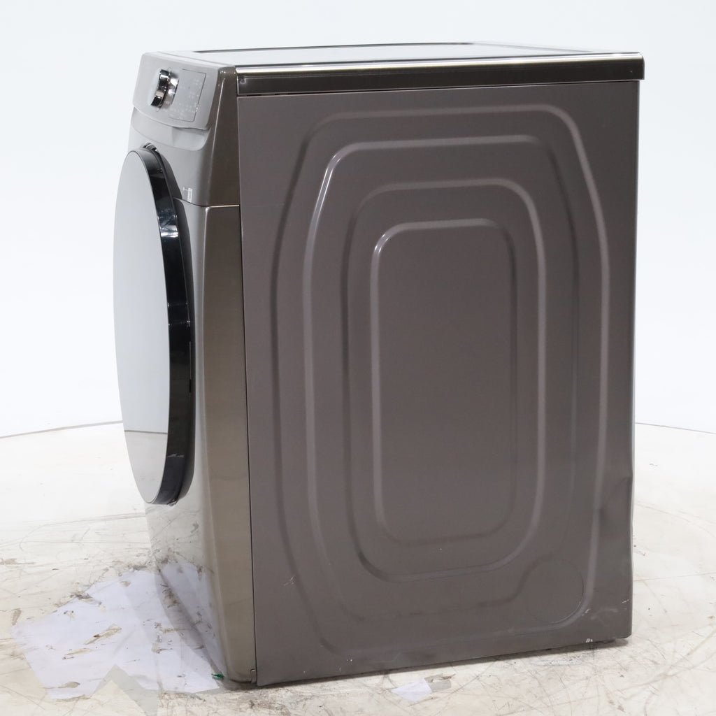 Pictures of Platinum Samsung 7.5 cu. ft. Front Load Electric Dryer with Steam- Scratch & Dent - Minor - Neu Appliance Outlet - Discount Appliance Outlet in Austin, Tx