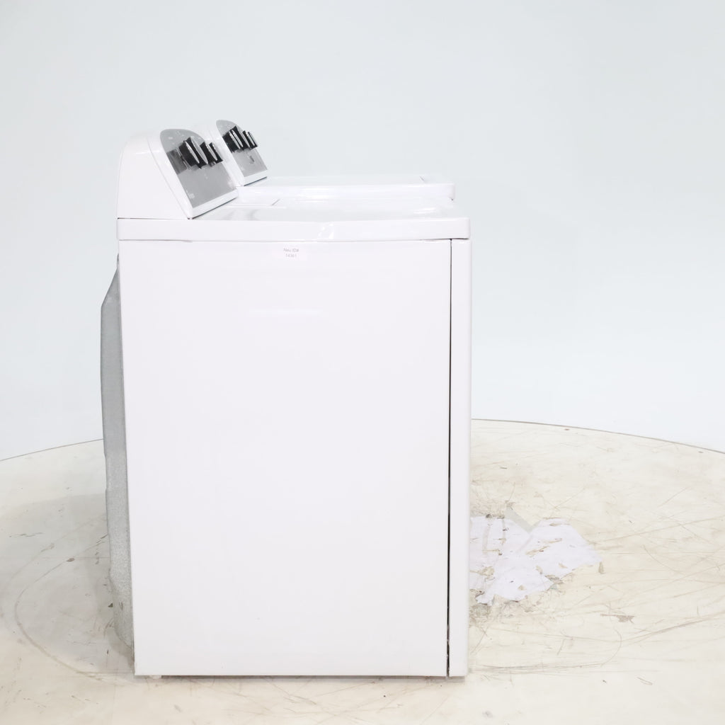 Pictures of ENERGY STAR 3.8 cu ft Whirlpool Top-Load Washing Machine with Low-Profile Impeller and 7.0 cu ft Whirlpool Electric Dryer with Hamper Door - Certified Refurbished - Neu Appliance Outlet - Discount Appliance Outlet in Austin, Tx