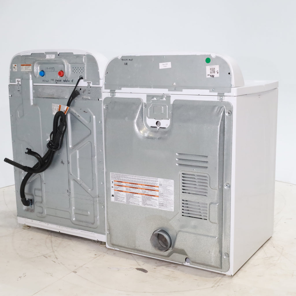 Pictures of ENERGY STAR 3.8 cu ft Whirlpool Top-Load Washing Machine with Low-Profile Impeller and 7.0 cu ft Whirlpool Electric Dryer with Hamper Door - Certified Refurbished - Neu Appliance Outlet - Discount Appliance Outlet in Austin, Tx