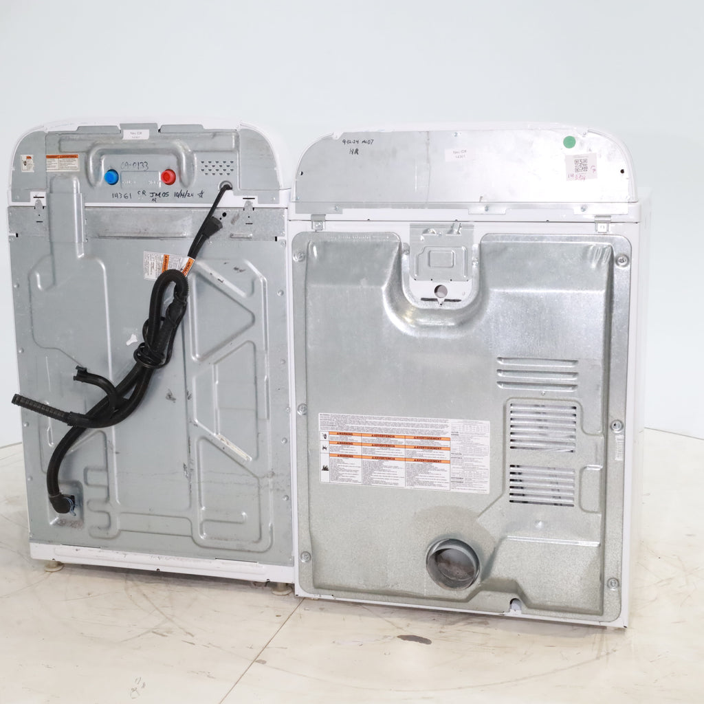 Pictures of ENERGY STAR 3.8 cu ft Whirlpool Top-Load Washing Machine with Low-Profile Impeller and 7.0 cu ft Whirlpool Electric Dryer with Hamper Door - Certified Refurbished - Neu Appliance Outlet - Discount Appliance Outlet in Austin, Tx