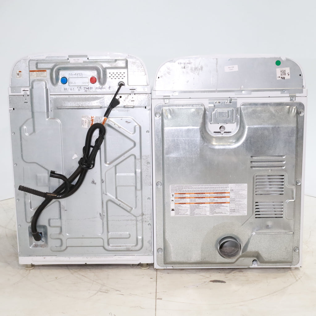 Pictures of ENERGY STAR 3.8 cu ft Whirlpool Top-Load Washing Machine with Low-Profile Impeller and 7.0 cu ft Whirlpool Electric Dryer with Hamper Door - Certified Refurbished - Neu Appliance Outlet - Discount Appliance Outlet in Austin, Tx