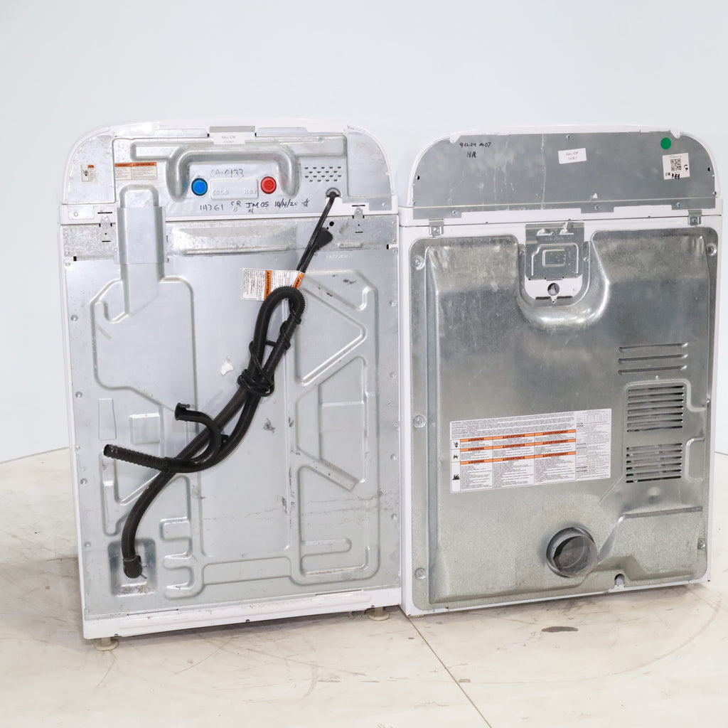 Pictures of ENERGY STAR 3.8 cu ft Whirlpool Top-Load Washing Machine with Low-Profile Impeller and 7.0 cu ft Whirlpool Electric Dryer with Hamper Door - Certified Refurbished - Neu Appliance Outlet - Discount Appliance Outlet in Austin, Tx