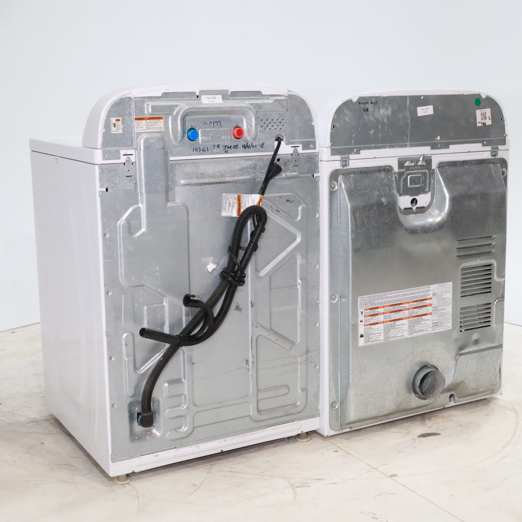 Pictures of ENERGY STAR 3.8 cu ft Whirlpool Top-Load Washing Machine with Low-Profile Impeller and 7.0 cu ft Whirlpool Electric Dryer with Hamper Door - Certified Refurbished - Neu Appliance Outlet - Discount Appliance Outlet in Austin, Tx