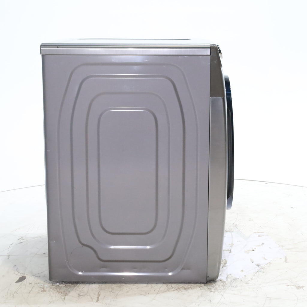 Pictures of Platinum Samsung 7.5 cu. ft. Front Load Electric Dryer with Steam- Scratch & Dent - Minor - Neu Appliance Outlet - Discount Appliance Outlet in Austin, Tx