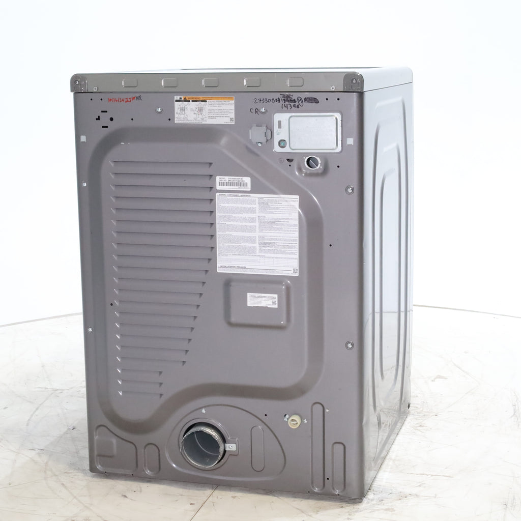 Pictures of Platinum Samsung 7.5 cu. ft. Front Load Electric Dryer with Steam- Scratch & Dent - Minor - Neu Appliance Outlet - Discount Appliance Outlet in Austin, Tx