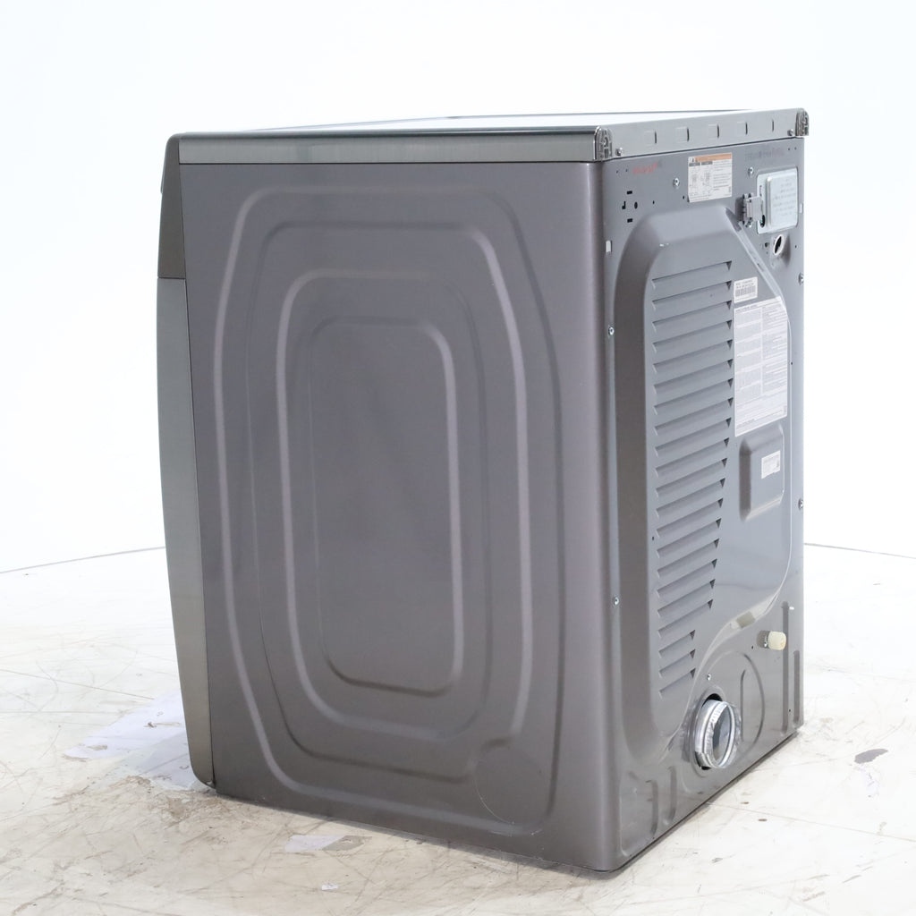 Pictures of Platinum Samsung 7.5 cu. ft. Front Load Electric Dryer with Steam- Scratch & Dent - Minor - Neu Appliance Outlet - Discount Appliance Outlet in Austin, Tx