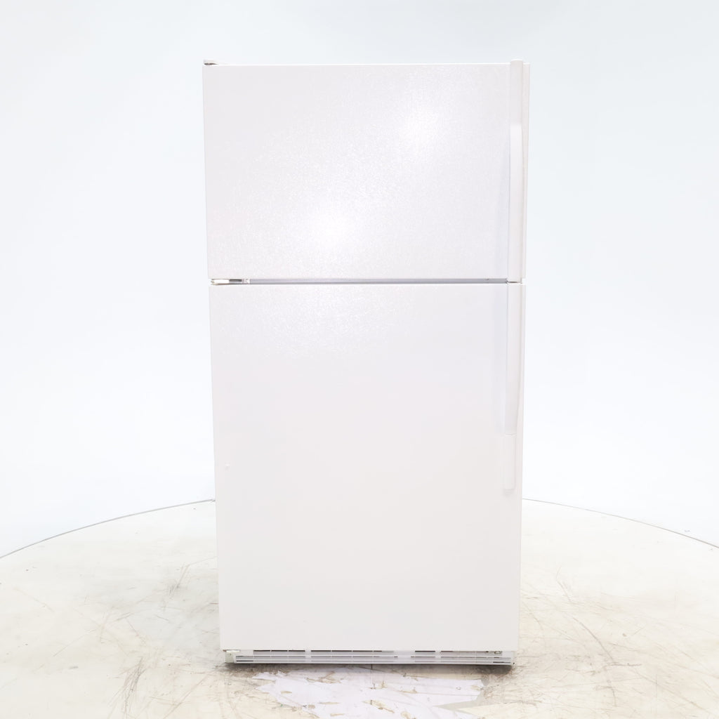 Pictures of 33" Wide 20.6 cu ft Maytag White Top and Bottom Refrigerator with Ice Maker - Certified Refurbished - Neu Appliance Outlet - Discount Appliance Outlet in Austin, Tx
