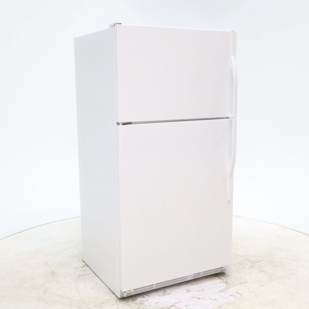 Pictures of 33" Wide 20.6 cu ft Maytag White Top and Bottom Refrigerator with Ice Maker - Certified Refurbished - Neu Appliance Outlet - Discount Appliance Outlet in Austin, Tx