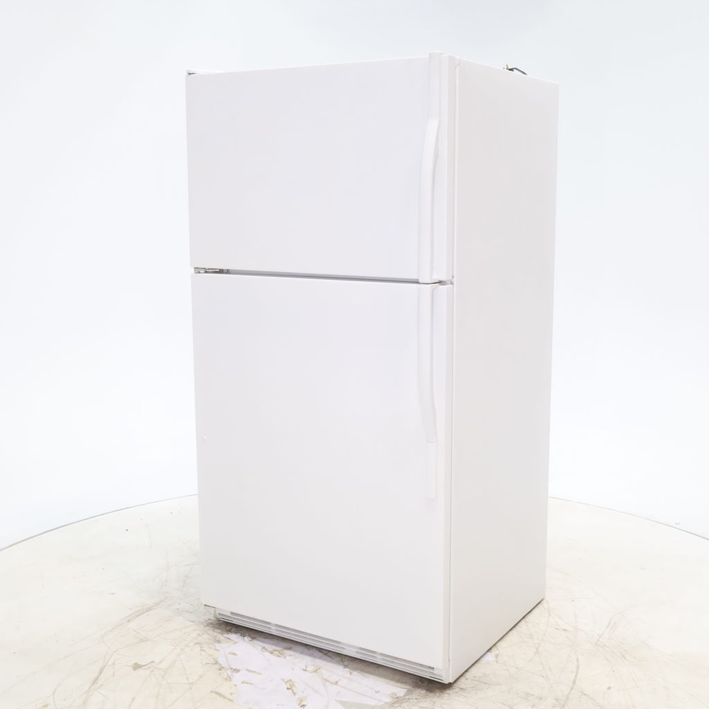 Pictures of 33" Wide 20.6 cu ft Maytag White Top and Bottom Refrigerator with Ice Maker - Certified Refurbished - Neu Appliance Outlet - Discount Appliance Outlet in Austin, Tx