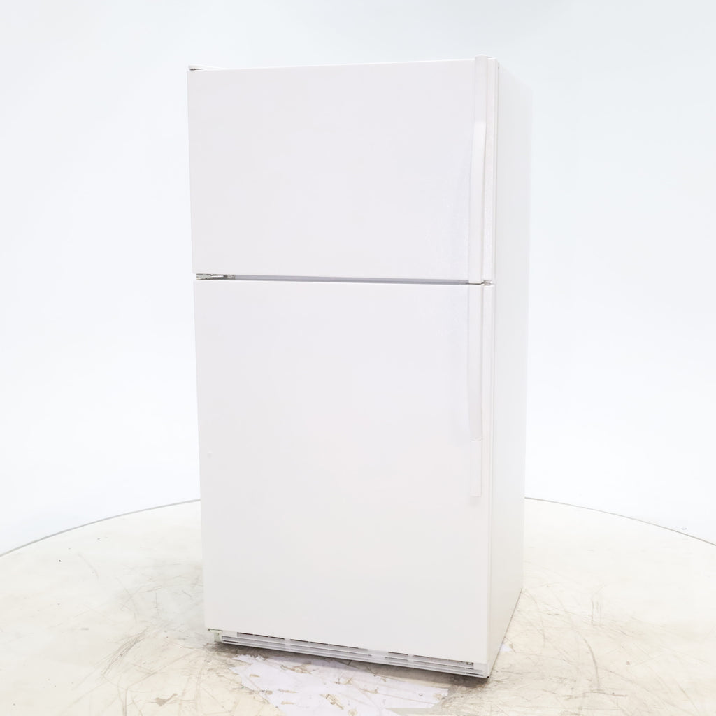 Pictures of 33" Wide 20.6 cu ft Maytag White Top and Bottom Refrigerator with Ice Maker - Certified Refurbished - Neu Appliance Outlet - Discount Appliance Outlet in Austin, Tx