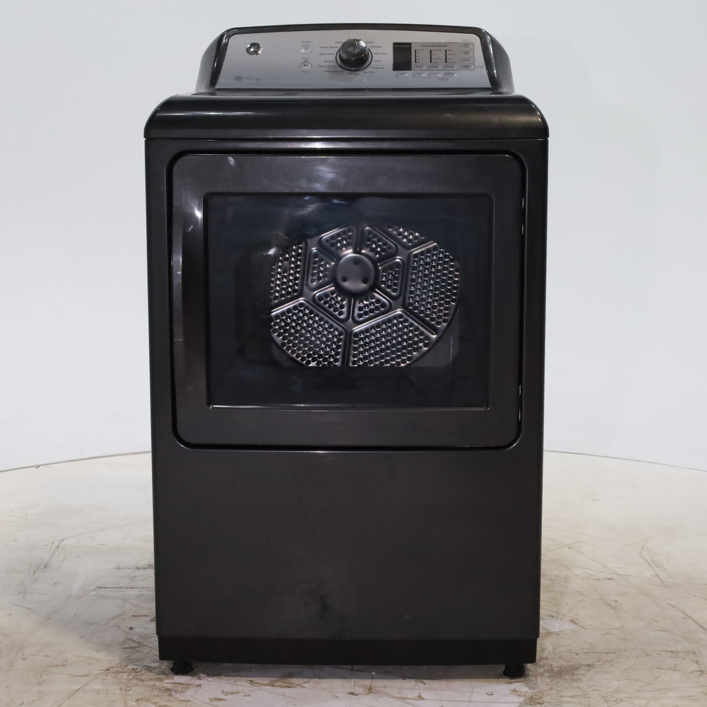 Pictures of Diamond Gray ENERGY STAR GE 7.4 cu. ft. Steam Electric Dryer with My Cycle - Certified Refurbished - Neu Appliance Outlet - Discount Appliance Outlet in Austin, Tx