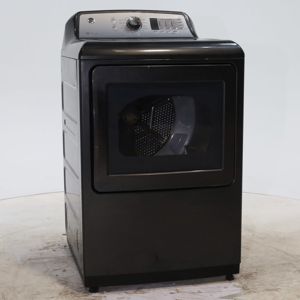 Pictures of Diamond Gray ENERGY STAR GE 7.4 cu. ft. Steam Electric Dryer with My Cycle - Certified Refurbished - Neu Appliance Outlet - Discount Appliance Outlet in Austin, Tx