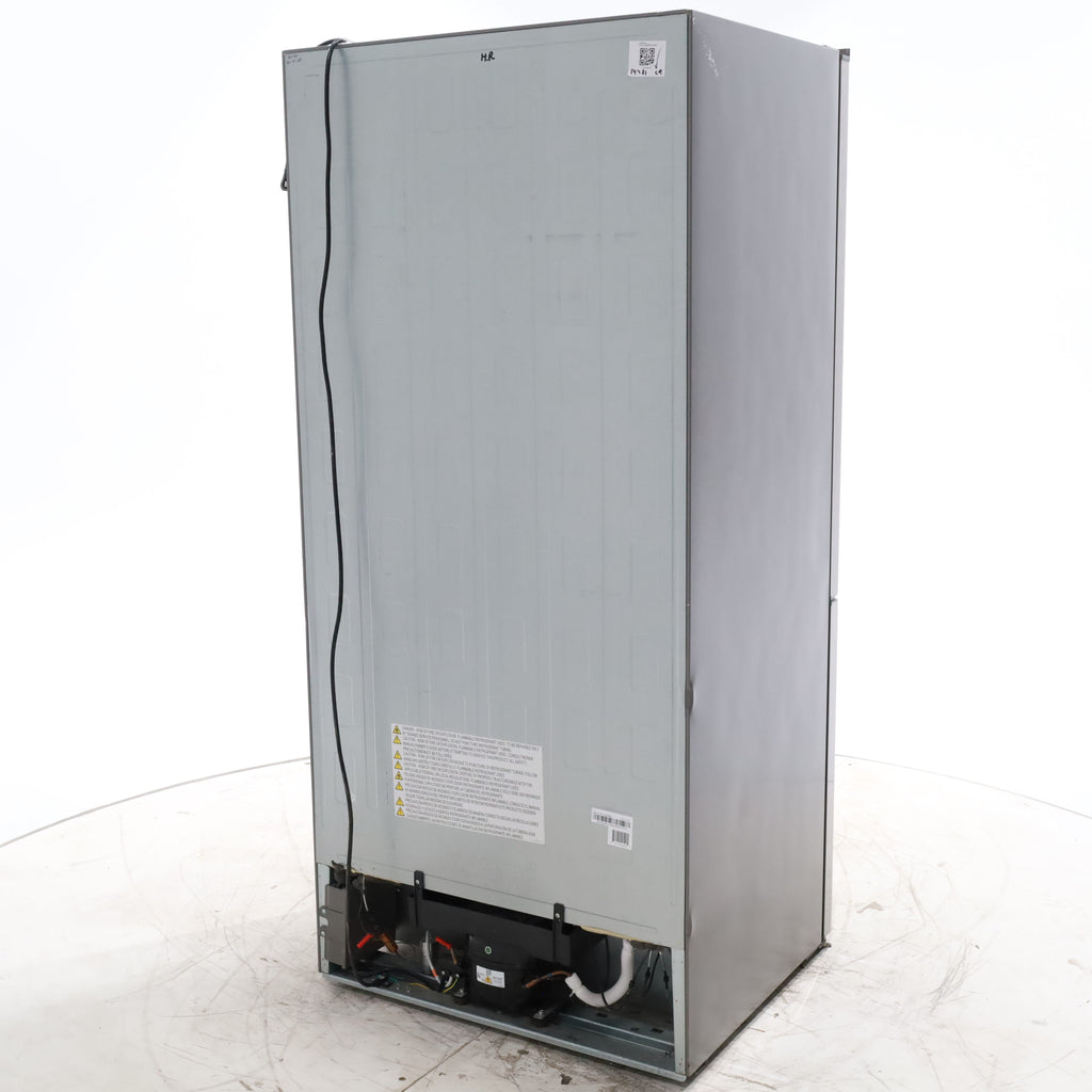 Pictures of 32 in. Wide Counter Depth Stainless Steel ENERGY STAR Hisense 17.1 cu. ft. Bottom Freezer Refrigerator with Super Freezer Technology - Certified Refurbished - Neu Appliance Outlet - Discount Appliance Outlet in Austin, Tx