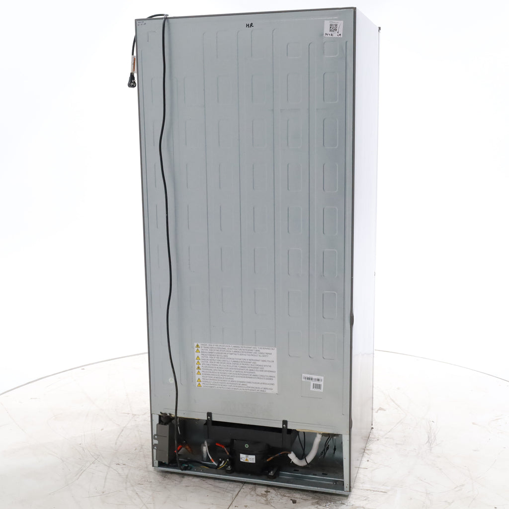 Pictures of 32 in. Wide Counter Depth Stainless Steel ENERGY STAR Hisense 17.1 cu. ft. Bottom Freezer Refrigerator with Super Freezer Technology - Certified Refurbished - Neu Appliance Outlet - Discount Appliance Outlet in Austin, Tx