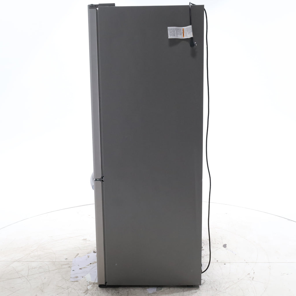 Pictures of 32 in. Wide Counter Depth Stainless Steel ENERGY STAR Hisense 17.1 cu. ft. Bottom Freezer Refrigerator with Super Freezer Technology - Certified Refurbished - Neu Appliance Outlet - Discount Appliance Outlet in Austin, Tx