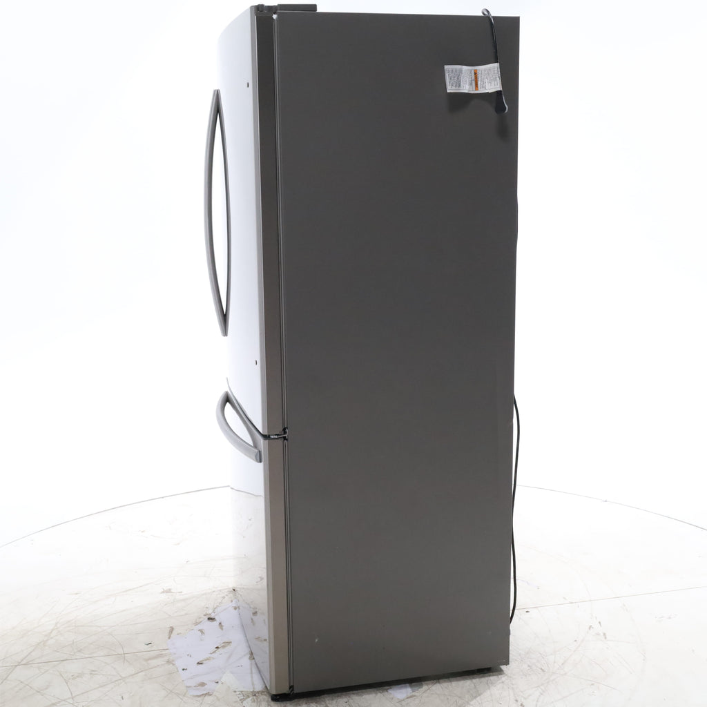 Pictures of 32 in. Wide Counter Depth Stainless Steel ENERGY STAR Hisense 17.1 cu. ft. Bottom Freezer Refrigerator with Super Freezer Technology - Certified Refurbished - Neu Appliance Outlet - Discount Appliance Outlet in Austin, Tx