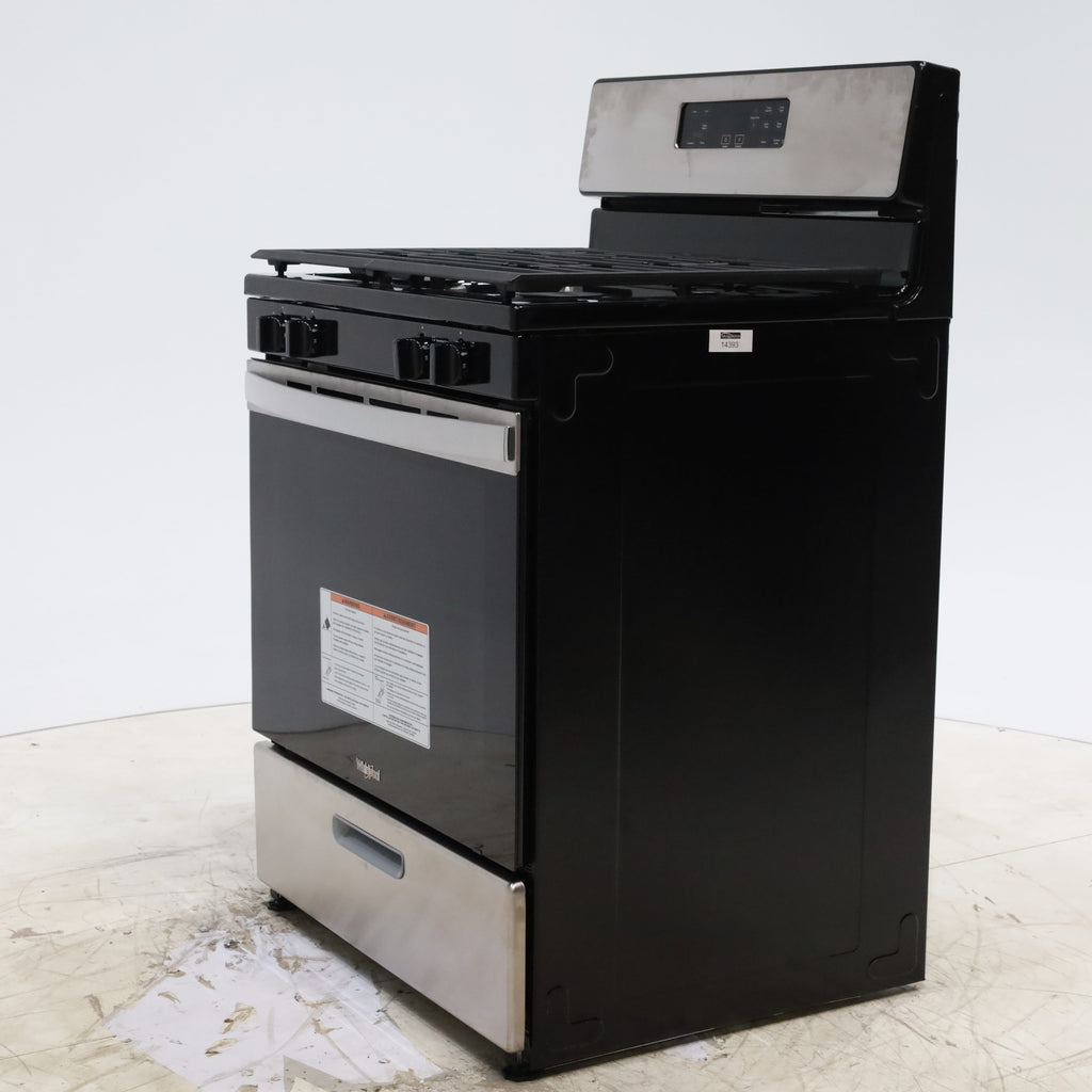 Pictures of Whirlpool Stainless 5.1 Cu. Ft. Freestanding Gas Range with Broiler Drawer and Two Speed Heat Burners - Scratch & Dent - Minor - Neu Appliance Outlet - Discount Appliance Outlet in Austin, Tx