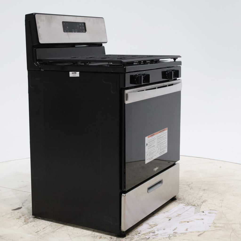 Pictures of Whirlpool Stainless 5.1 Cu. Ft. Freestanding Gas Range with Broiler Drawer and Two Speed Heat Burners - Scratch & Dent - Minor - Neu Appliance Outlet - Discount Appliance Outlet in Austin, Tx