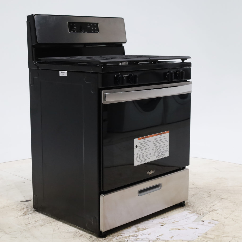 Pictures of Whirlpool Stainless 5.1 Cu. Ft. Freestanding Gas Range with Broiler Drawer and Two Speed Heat Burners - Scratch & Dent - Minor - Neu Appliance Outlet - Discount Appliance Outlet in Austin, Tx