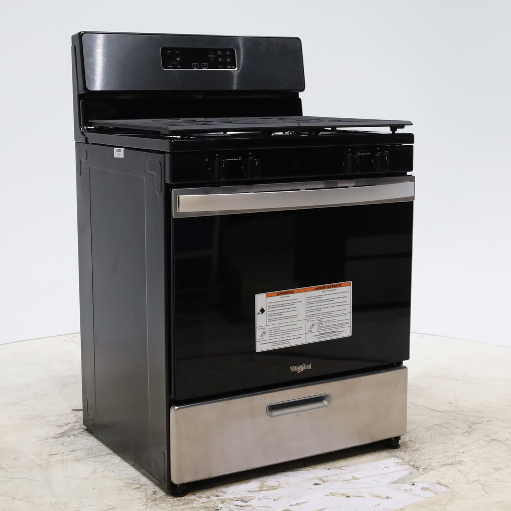 Pictures of Whirlpool Stainless 5.1 Cu. Ft. Freestanding Gas Range with Broiler Drawer and Two Speed Heat Burners - Scratch & Dent - Minor - Neu Appliance Outlet - Discount Appliance Outlet in Austin, Tx