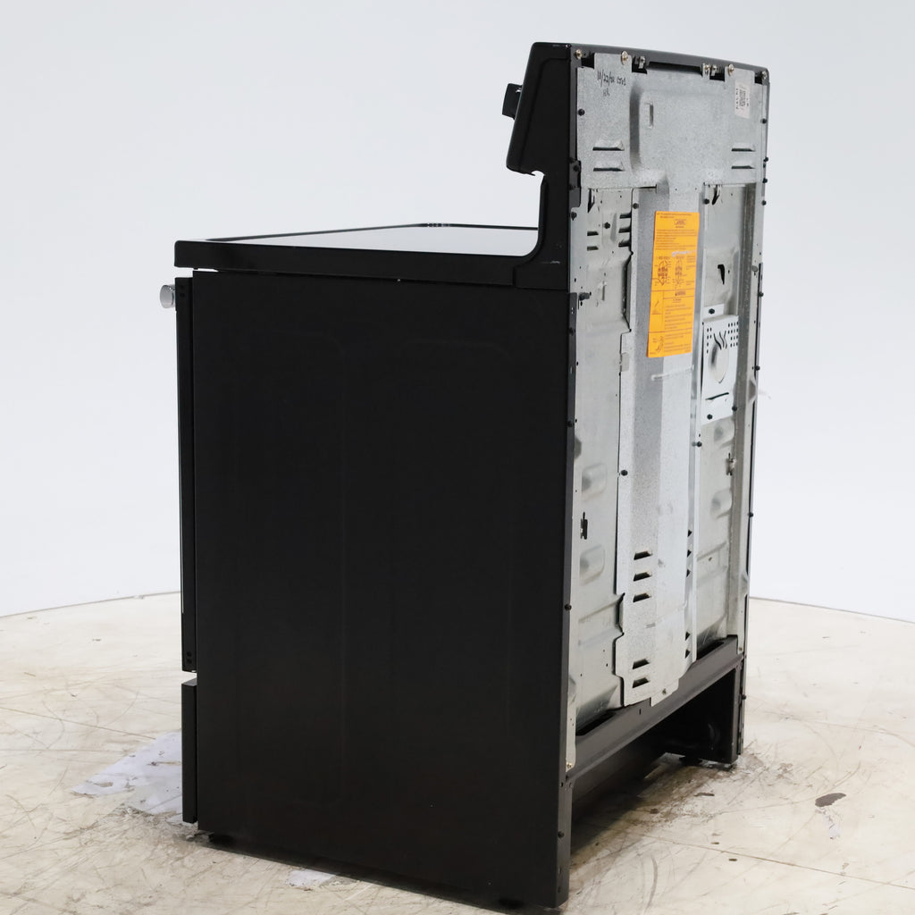 Pictures of GE Stainless Steel & Black Free-Standing Electric Range with 8" Power Boil Element - Certified Refurbished - Neu Appliance Outlet - Discount Appliance Outlet in Austin, Tx