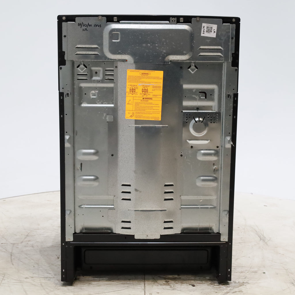 Pictures of GE Stainless Steel & Black Free-Standing Electric Range with 8" Power Boil Element - Certified Refurbished - Neu Appliance Outlet - Discount Appliance Outlet in Austin, Tx